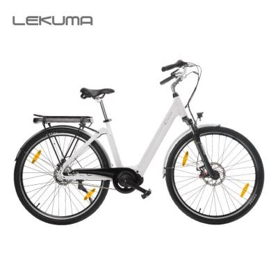 China Aluminum Alloy Popular Mid Motor 250W Electric City Bike for sale