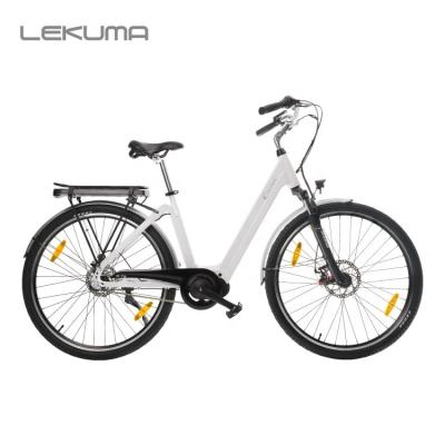 China Aluminum alloy OEM trekking 700c city bafang mid motor city ebike for sale