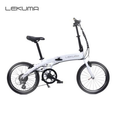 China Aluminum Alloy Taiwan Manufacture 250W 8 Speed ​​Brushless Hub Folding Ebike for sale