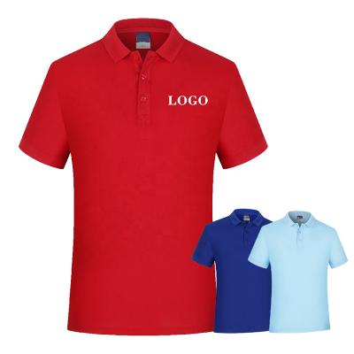 China Wholesale Custom Anti-Wrinkle Size Logo Printing Polyester Spandex Polo Shirts Plus Size White Plain Sports Golf Polo Shirts Mens for sale