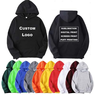 China Custom Embroidered Anti-wrinkle Hoodie Manufacturers Men's Clothing Screen Breath Printing Plain Men's Hoodies Sweatshirts Hoodie Custom Logo for sale