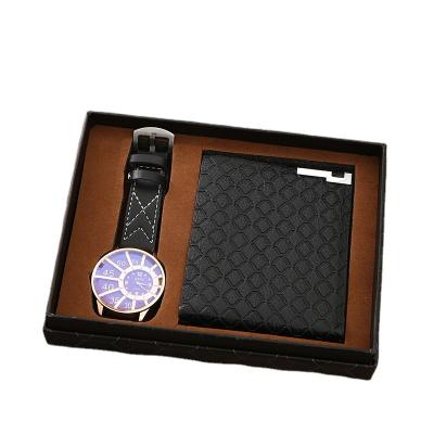 China Best selling men's gift set exquisite packaging watch case wallet creative business combination for sale