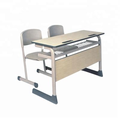 China University Environmental Friendly Height Adjustable Classroom Study Student Table And Chair Set School Furniture for sale