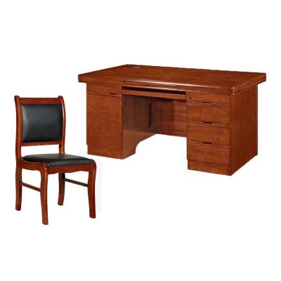 China Regular Simple Wooden School Teacher Table Chair Desk With Drawers for sale