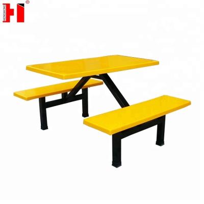 China Chinese School Dining Table And Chair For Canteen Restaurant Tables for sale