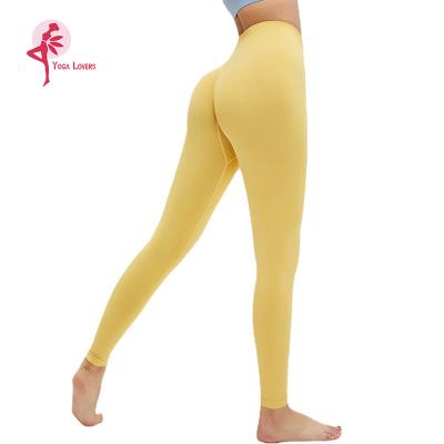 China Wholesale Breathable Fishing Buttocks High Waist Leggings For Women Workout Hip Leggings Crac! crack! lifting pantyhose seamless pants for sale