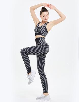 China Hot Sale Explosion Sports Yoga Clothing Breathable Gym Fitness Wear High Waisted Workout Leggings Yoga Set for sale