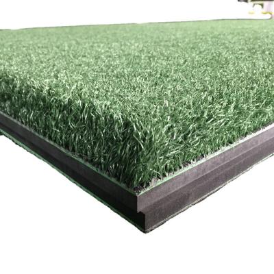 China Golf Driving Range Mat or Personal Use Tee Turf Mat with 35mm Tee Turf Grass 10mm High Density Foam Rubber for Driving Range Golf Hitting Golf carpet winter tee rug for sale