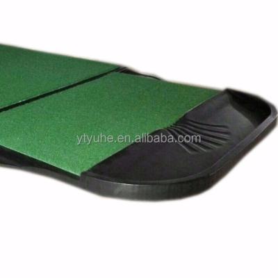 China Small holes for drainage high quality factory made golf rubber base, golf rubber frame, golf rubber plate for sale