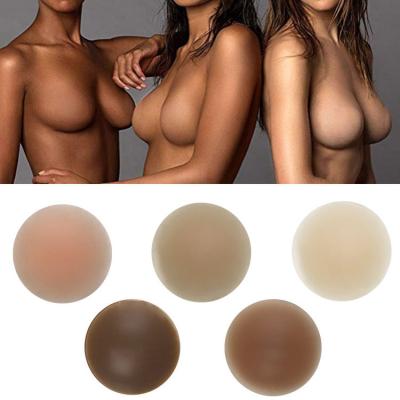 China 2022 New Underwear Girl Nipple Pads Matte Seamless Sexy Silicone Pasties Invisible Adhesive Custom Disposable Nipple Cover Wholesale for sale