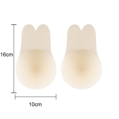 China Wholesale Nipple Cover 10cm Reusable Waterproof Sexy Women Push Up Rabbit Silicon Nipple Cover for sale