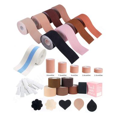 China Breathable 6cm*2.5m Wholesale Breast Tape Invisible Boob Skin Boobs Extra Large Up Lift Band Bra Boob Tape for sale