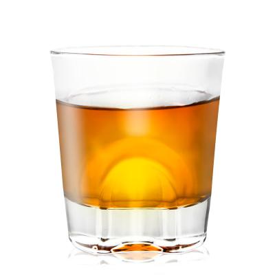 China Best-selling Special Design Good Quality Amazon Crystal Glass Wine Tasting Cup Whiskey Concave Thick Bottom Tumbler for sale