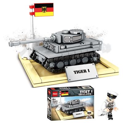 China The Building Block Toy WW2 Military Tank The Tiger Tank Toy Education Bricks Building Battles for sale