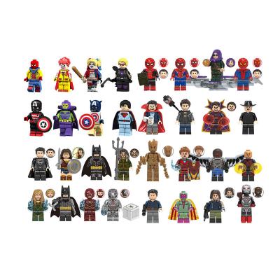 China Super Toy Popular Heros Figures Mini Building Spider Iron Bricks Building Blocks Toys for sale