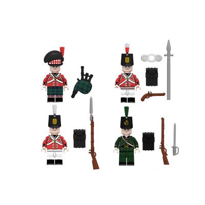 China Toy Mini Action Military Figure British Infantry Building Blocks Toy Soldier Building Characters Toys for sale