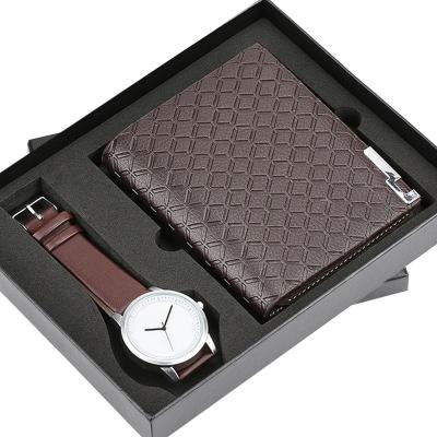 China Wholesale hot men's creative combination of wallet unisex exquisite set packaging set gift set men's watch for sale