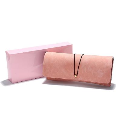 China Custom PU Leather Logo Packaging Sunglasses Case Box Set Paper Box And High Quality Leather Case Sunglasses Case for sale