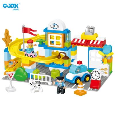 China OUDK Eco-friendly Material Toys Puzzle Packing Way Toy Scene Building Blocks Early Learning Educational Children's Toys Wholesale for sale