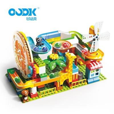 China Construction Toy OUDK Toys Educational Turntable Slide Building Block OEM Education Circulation Toy Wholesale Montessori Block Toy For Kid for sale