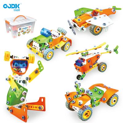 China Eco-friendly Material OUDK Toys Children Other Popular Hobby Puzzle Diy 165pcs Than Plastic Building Block Toy Educational Game Cartoon Block Toys for sale