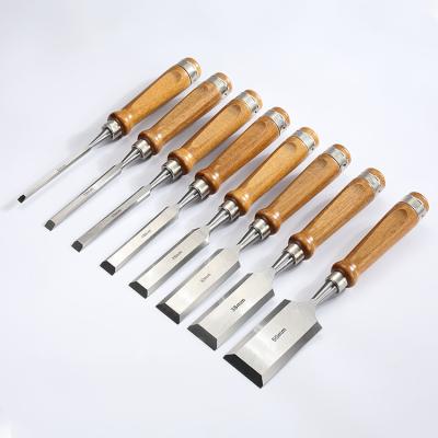 China Woodworking Multi Size 10 Pieces Wood Lathe Chisel Turning Wood Carving Tools With Storage Case for sale