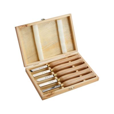 China External Turning Tool Multi Size 8 Pieces Wood Carving Chisel Kit With Storage Case Chisel Sets for sale