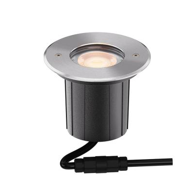 China 2021 New Design Outdoor Led Garden Platform Lighting Inground IP67 Anti-glare 9W Light Uplighter With Honey Comb DC24V Underground Light for sale