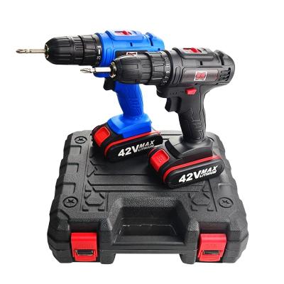 China Ffordable and Reliable Product for Wholesale Home Use Machine Tools 42V Portable Electric Hand Drill for Construction for sale