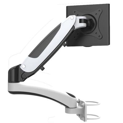 China Save Place China Sale Wall Fender Folding Swivel Arm Single Sided White LCD Monitor Mount for sale