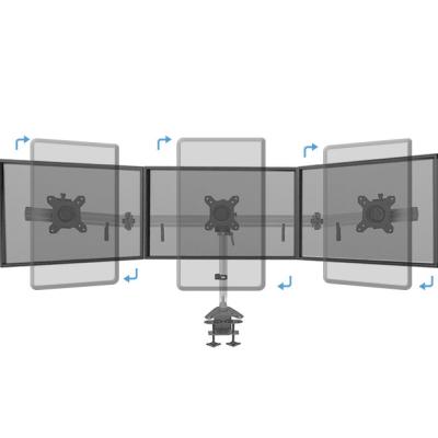 China Save Location Multifunctional LCD Computer LCD 3 Monitor Mount Holder for sale