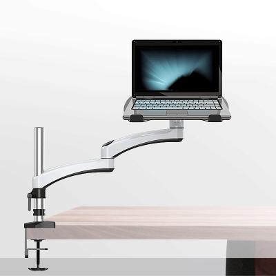 China Adjustable (Height) Monitor 2-in-1 Arm Mount Laptop Stand Height Adjustable Desk Mounts For 10