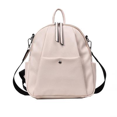 China Lady Anti-theft Fashion Large Capacity Pu Leather Casual Sports Travel Universal School Shoulder Bag And Backpack For Girls for sale