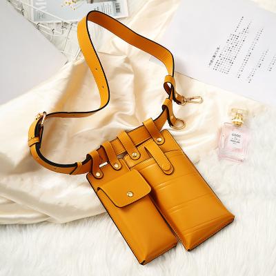 China Fashion Designer Anti-theft Chic Chest Fanny Pack Women Leather PU Belt Bag Girls Cross - Body Bags Disco Waist Pack Girl Bum Bag for sale