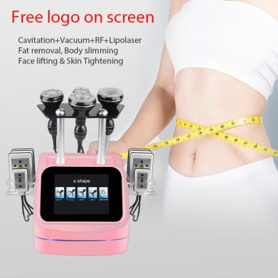 China Portable Weight Loss Lift Lift Weight Loss Body Slimming 40k Vacuum 6 in 1cavitation system machine for sale