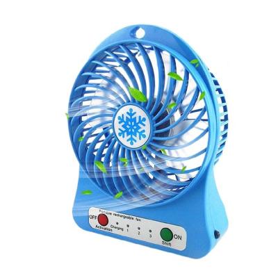 China Cheap Portable USB Adjustable Mini Desktop Rechargeable Portable Price 3 Speeds Fan for sale