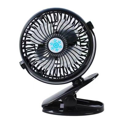 China Portable Adjustable Rechargeable USB Mini Desk Table Fan Mute 360 ​​Degree Rotation 3 Speeds Portable Clip On Fan for sale