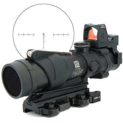 China TA31 Durable Dot Real Fiber Glass Reticle Red Hunting Scope W RMR Dot Sight Red for sale