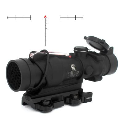 China Real Durable ACOG 4x32 TA31 Fiber Optics Chevron Reticle Sight Optical Sight QD Tactical Red Illuminated Mount With 3D Letter Markings for sale