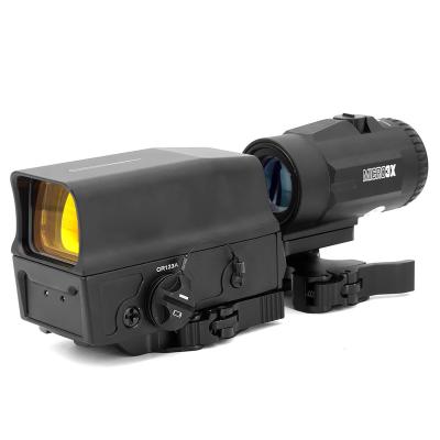 China Durable Holographic UH1 LE RDS Dot Sight W 3X V3XM Red Magnifier Optics Scope Sight Combo for sale