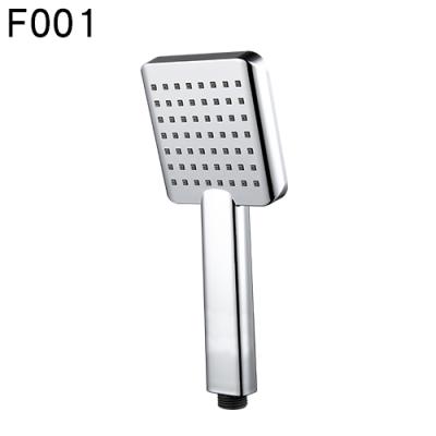 China With Diverter Frap Water Saving Shower Head Square ABS Plastic Hand Grip Bath Shower Bathroom Accessories F001 for sale