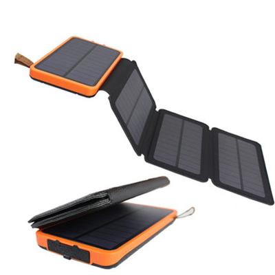 China Sloar Panel Charging Folding Charging 20000mah 30000mah 50000mah Universal Portable Generator Panel Charger Portable Solar Power Bank for sale