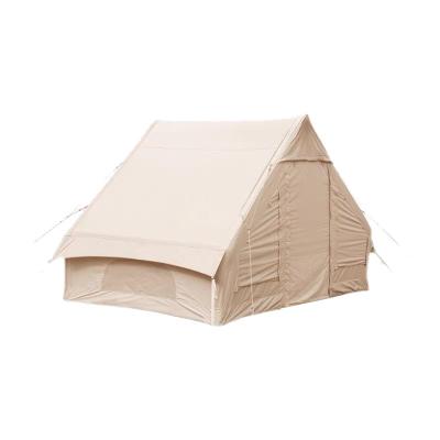 China Diagonal Tethering Type Outdoor Inflatable Camping Tent Glamping Air Outlet Firstents Multi Pole Inflatable People Tent Large for sale