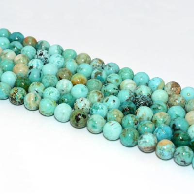 China Making Jewelry Necklace Bracelet Earring Trade Assurance 6/8/10mm High Quality Natural Chrysocolla Loose Beads for sale