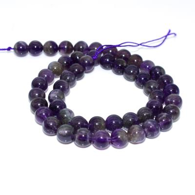 China Commercial Quality Eco-friendly Natural Dark Amethyst Common Insurance 4/6/8/10/12mm Loose Beads for sale