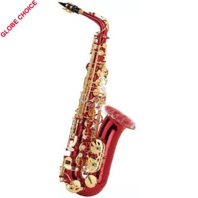 China GOOD Archaze SAXOPHONE ALTO SAXOPHONE RED COLOR OEM for sale