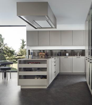 China Minimalist 2023 SKYLINE Australia Modern Minimalist Style Luxury Gray Shaker High Glossy MDF Kitchen Cabinets for Villa for sale