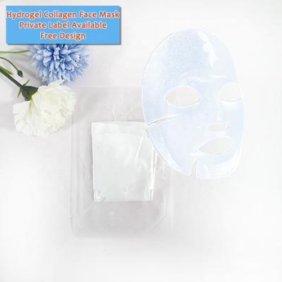 China Custom Moisturizer Private Label Collagen Moisturizing Hydrogel Face Mask Hydrogel Sheet Facial Mask for sale