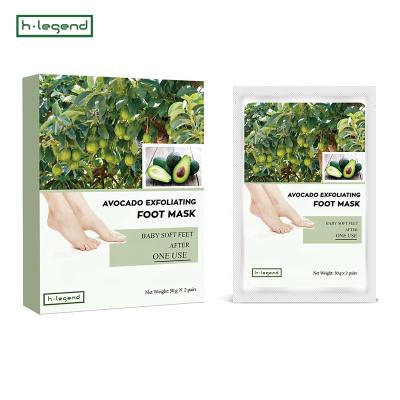 China Custom Private Label Foot Exfoliating Foot Mask Peeling Pack Mask Foot Skin Mask for sale