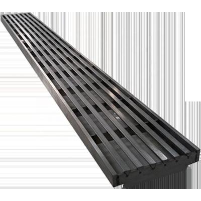 China Public square/side walk/sidewalk transit/parking gutter drain galvanized steel grate covers storm drain grate for sale